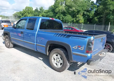 2006 Chevrolet Silverado 1500 Lt1 from USA, damaged, VIN 1GCEK19V76Z297356